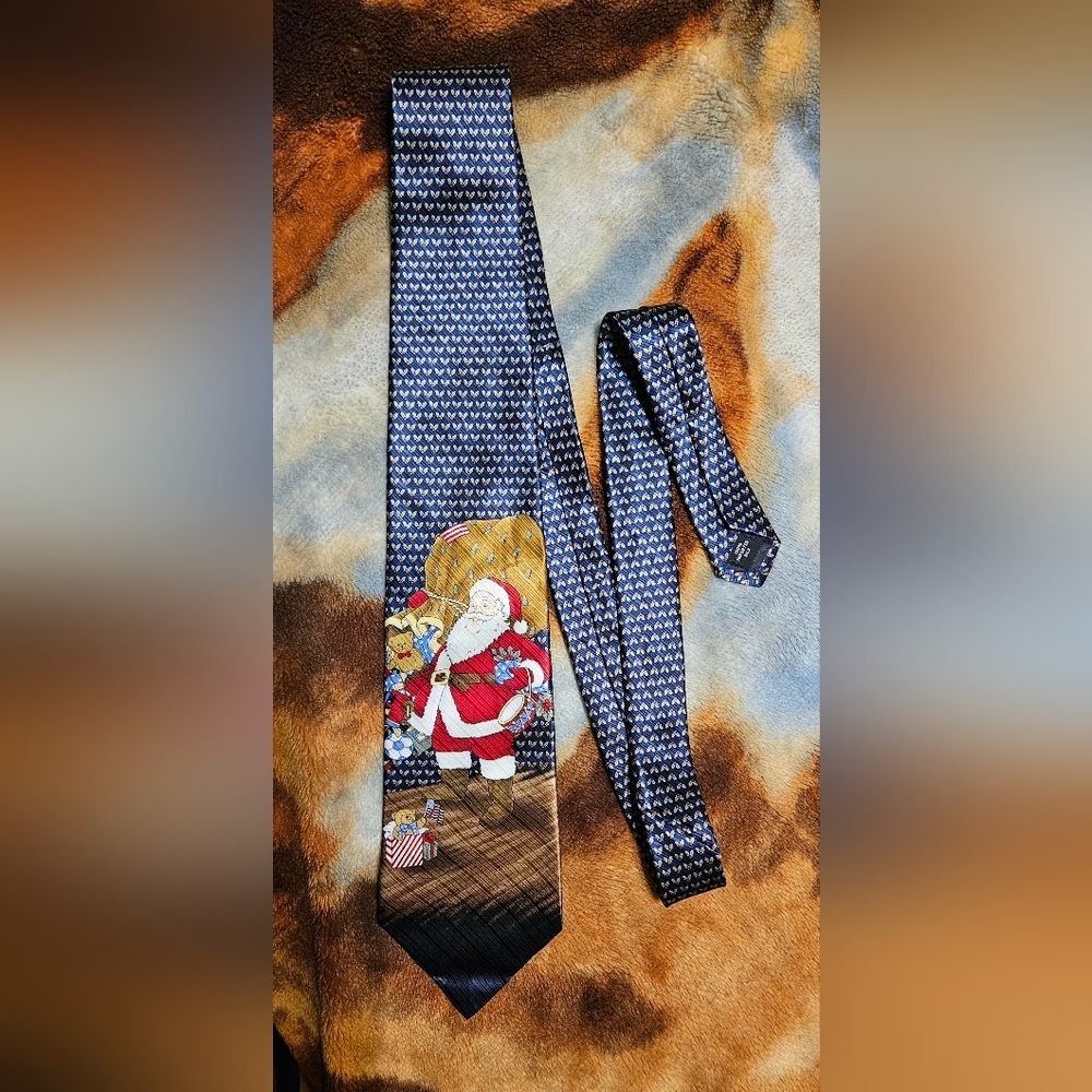 Christmas santa tie